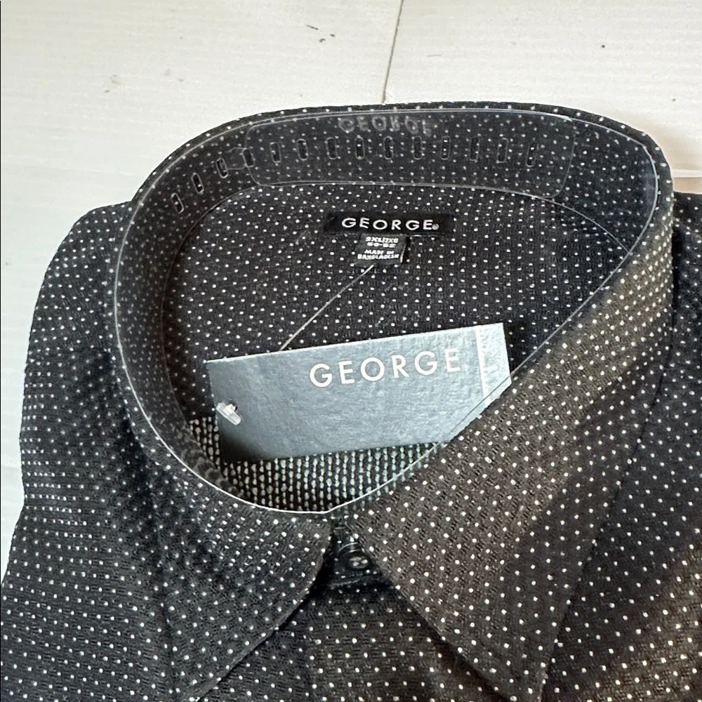 NWT George Long Sleeve Shirt XXL/2XG - Picture 6 of 8